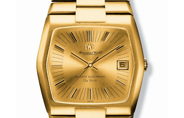 Image showing Da Vinci Perpetual Calendar watch with gold dial
