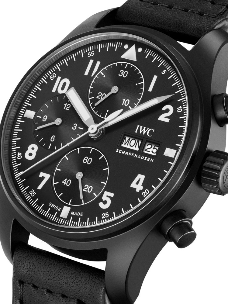 IWC Tribute To 3705 Watch Chronograph EditionIWC Tribute To 3705 Watch Chronograph Edition Black Flieger limited edition