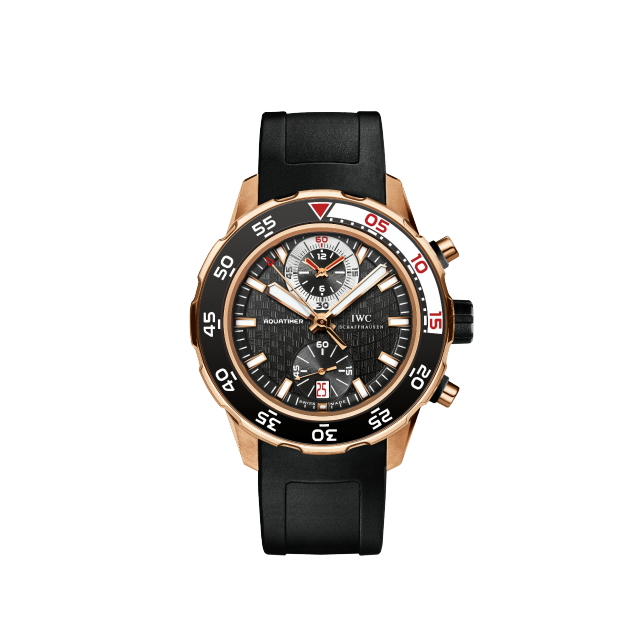 2009 Aquatimer Chronograph (IW376905) watch with black dial