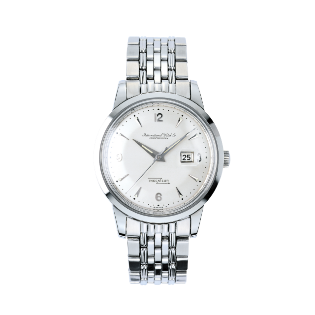 Ingenieur 1966 reference 666 watch with silver dial.