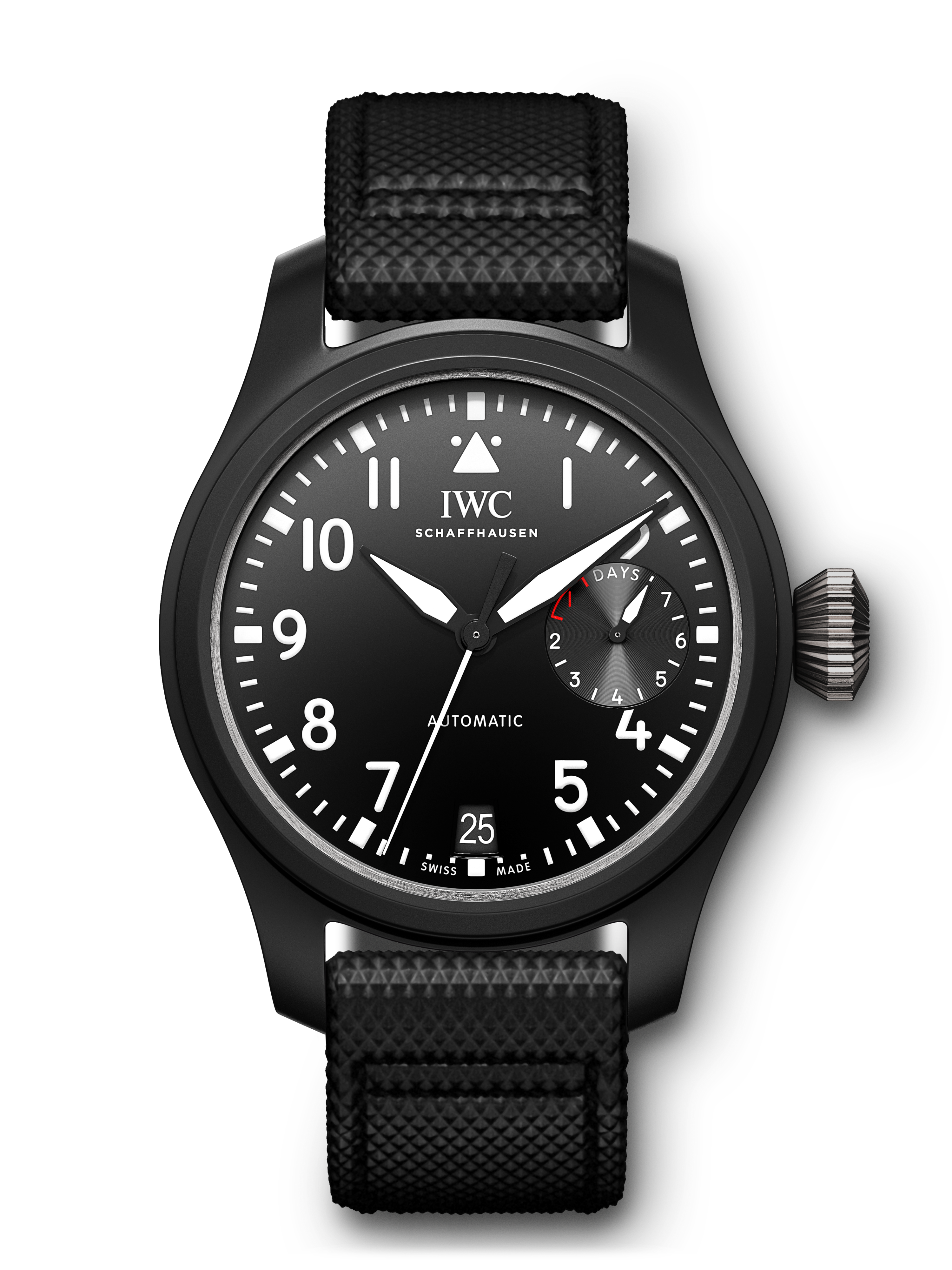 IWC Big Pilot Watch plus box and papers in very good condition.IWC Big Pilot White Gold