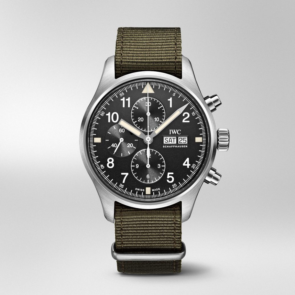 IWC Spitfire Chrono IW387804 Men's Watch Self-Winding Grey