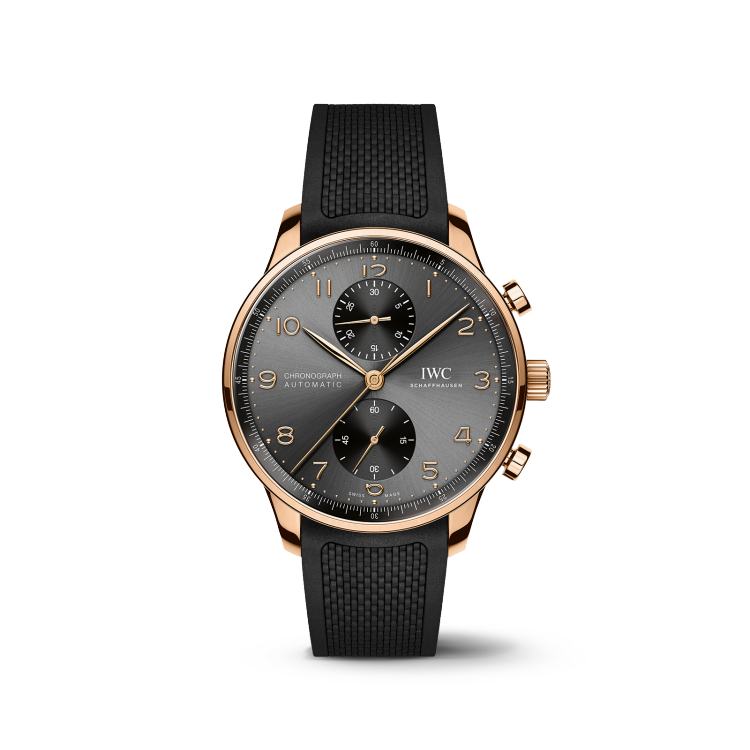 PORTUGIESER CHRONOGRAPH ref IW371610 with Black rubber strap