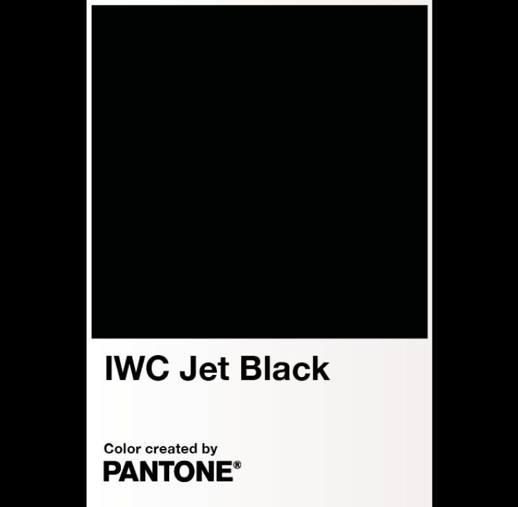 IWC Jet Black pantone